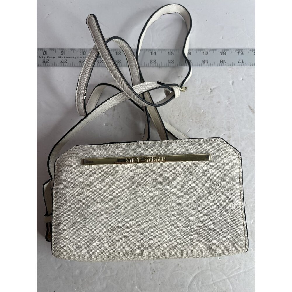 Steve Madden Crossbody Handbag/Wallet‎ Small Ivory White